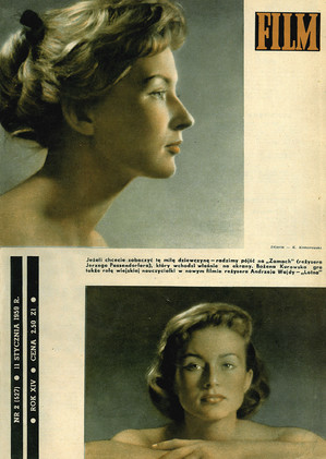 Okładka magazynu FILM nr 2/1959 (527)