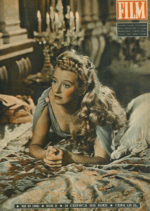 Okładka magazynu FILM nr 25/1955 (342)