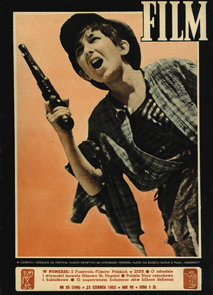 Okładka magazynu FILM nr 25/1952 (186)