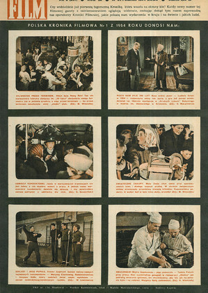 Okładka magazynu FILM nr 2/1954 (267)