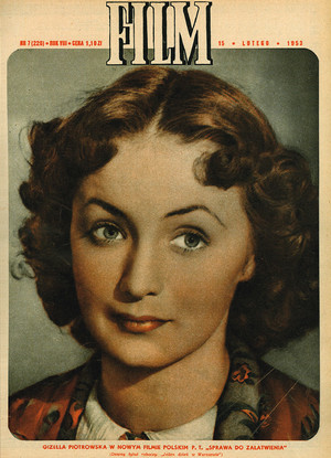 Okładka magazynu FILM nr 7/1953 (220)