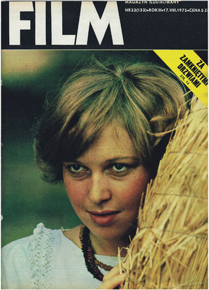 Okładka magazynu FILM nr 33/1975 (1393)