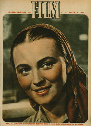 Okładka magazynu FILM nr 6/1953 (219)