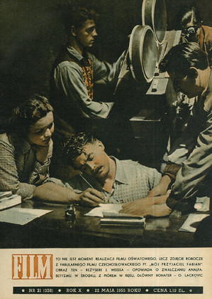 Okładka magazynu FILM nr 21/1955 (338)