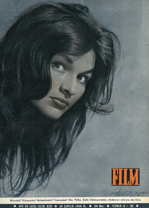 Okładka magazynu FILM nr 29/1958 (502)
