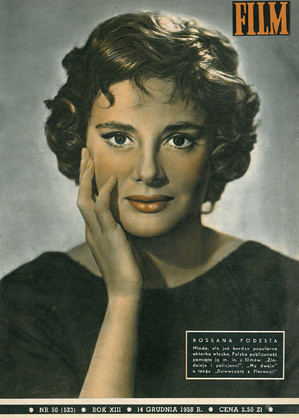 Okładka magazynu FILM nr 50/1958 (523)