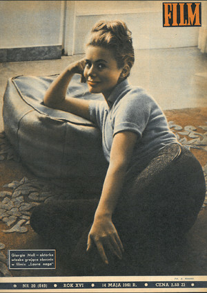 Okładka magazynu FILM nr 20/1961 (649)