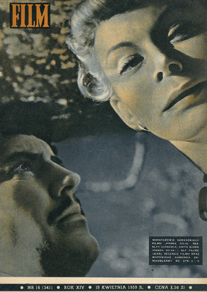 Okładka magazynu FILM nr 16/1959 (541)