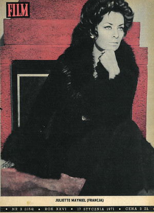 Okładka magazynu FILM nr 3/1971 (1154)