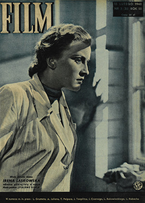 Okładka magazynu FILM nr 3/1948 (35)
