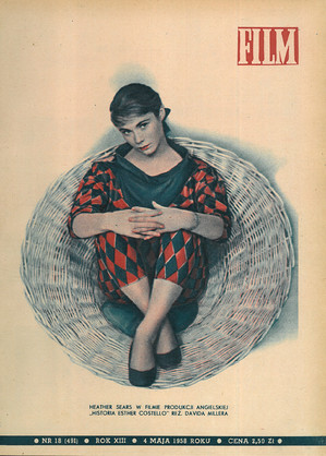 Okładka magazynu FILM nr 18/1958 (491)