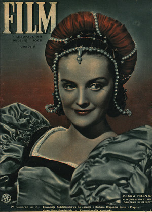 Okładka magazynu FILM nr 20/1948 (52)