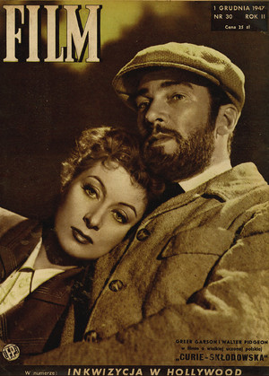 Okładka magazynu FILM nr 30/1947 (30)