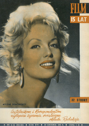Okładka magazynu FILM nr 51/52/1961 (680/681)