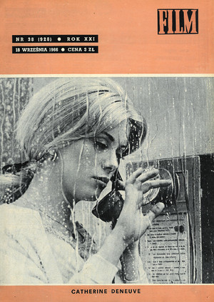 Okładka magazynu FILM nr 38/1966 (928)
