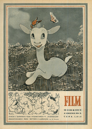 Okładka magazynu FILM nr 16/1954 (281)