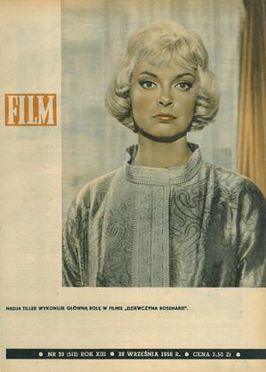 Okładka magazynu FILM nr 39/1958 (512)