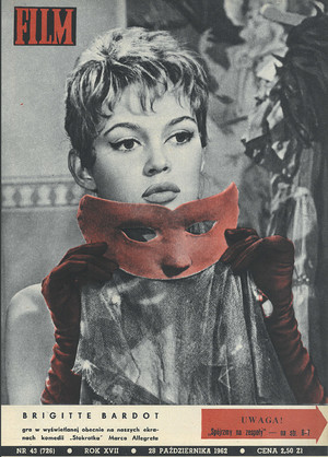 Okładka magazynu FILM nr 43/1962 (725)