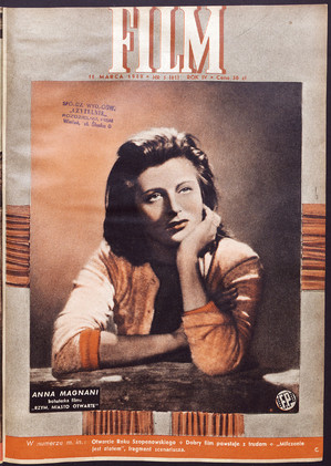 Okładka magazynu FILM nr 5/1949 (61)