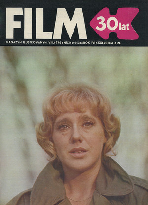 Okładka magazynu FILM nr 31/1976 (1443)