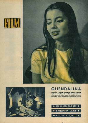 Okładka magazynu FILM nr 22/1958 (495)