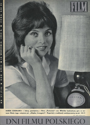 Okładka magazynu FILM nr 37/1962 (719)