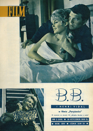 Okładka magazynu FILM nr 3/1959 (528)