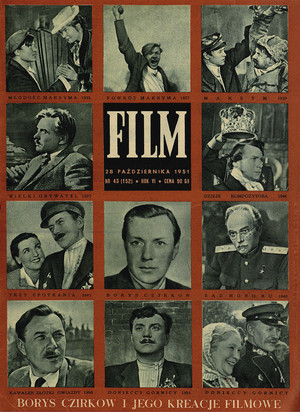 Okładka magazynu FILM nr 43/1951 (152)