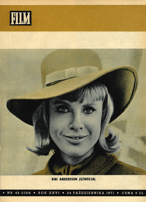 Okładka magazynu FILM nr 43/1971 (1194)