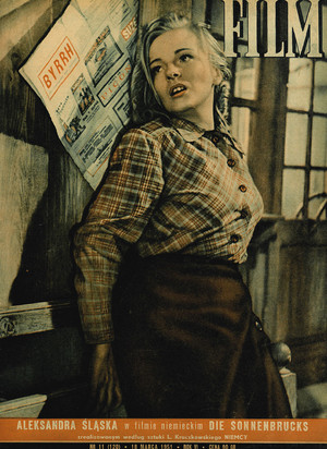 Okładka magazynu FILM nr 11/1951 (120)