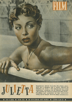 Okładka magazynu FILM nr 3/1957 (424)