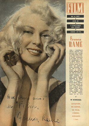 Okładka magazynu FILM nr 14/1956 (383)