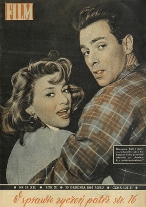 Okładka magazynu FILM nr 52/1956 (421)