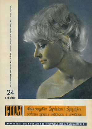 Okładka magazynu FILM nr 51/52/1958 (524/525)