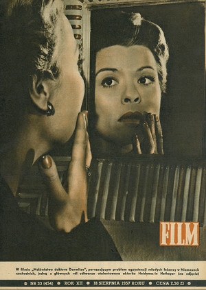 Okładka magazynu FILM nr 33/1957 (454)