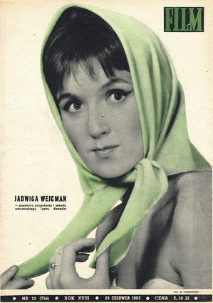 Okładka magazynu FILM nr 25/1963 (759)
