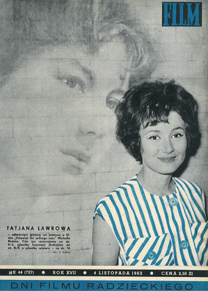 Okładka magazynu FILM nr 44/1962 (726)
