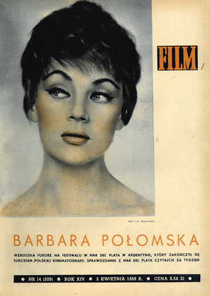 Okładka magazynu FILM nr 14/1959 (539)