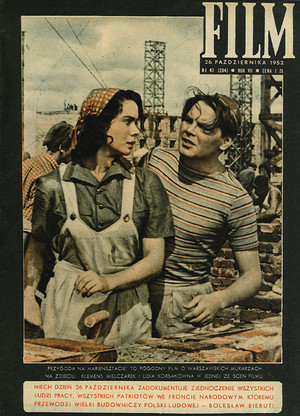 Okładka magazynu FILM nr 43/1952 (204)