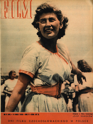 Okładka magazynu FILM nr 9/1950 (89)