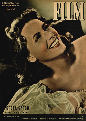 Okładka magazynu FILM nr 10/1948 (42)