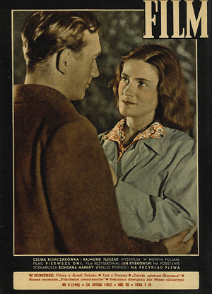 Okładka magazynu FILM nr 8/1952 (169)
