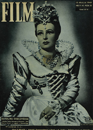 Okładka magazynu FILM nr 9/1948 (41)