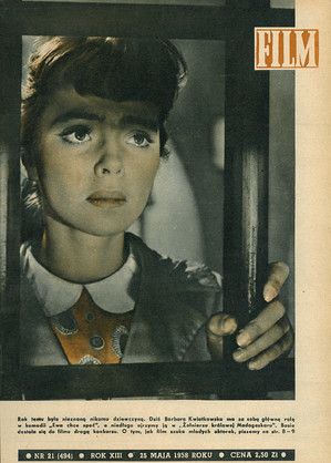 Okładka magazynu FILM nr 21/1958 (494)