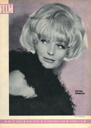 Okładka magazynu FILM nr 33/1968 (1028)