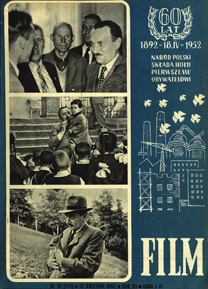 Okładka magazynu FILM nr 15/1952 (176)
