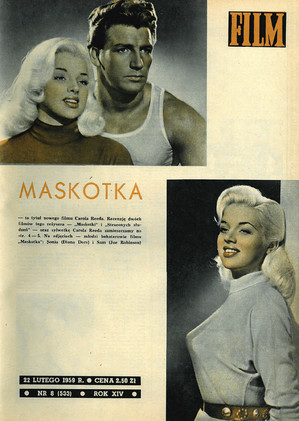 Okładka magazynu FILM nr 8/1959 (533)