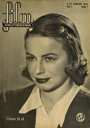 Okładka magazynu FILM nr 1/1946 (1)