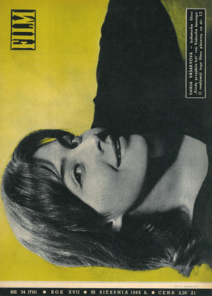 Okładka magazynu FILM nr 34/1962 (716)