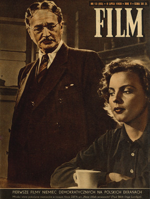 Okładka magazynu FILM nr 13/1950 (93)
